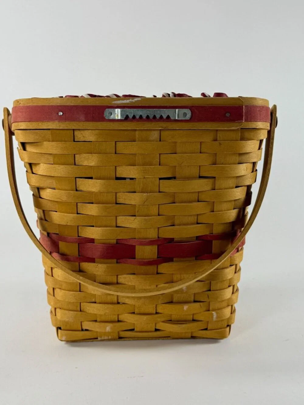 Longaberger Christmas Collection 1998 Glad Tidings Basket W/ Liner & Protector